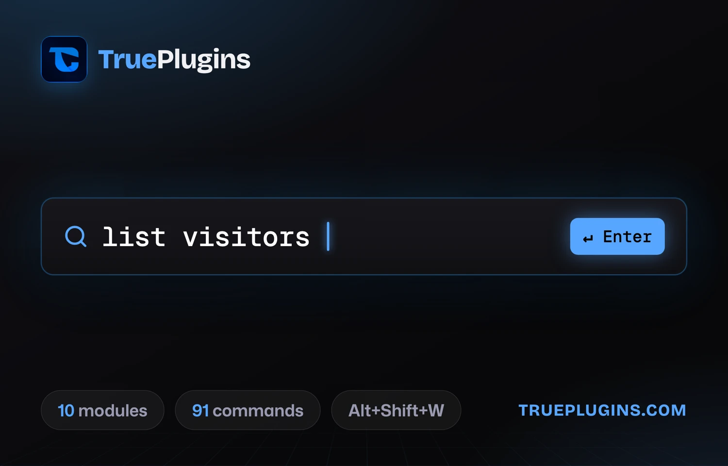 Stop pressing buttons. Start giving commands.